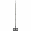 vidaXL Fém karácsonyfa állvánnyal Fekete 125 cm Acél