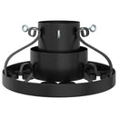 vidaXL Karácsonyfatalp Fekete 40 x 40 x 21 cm Acél