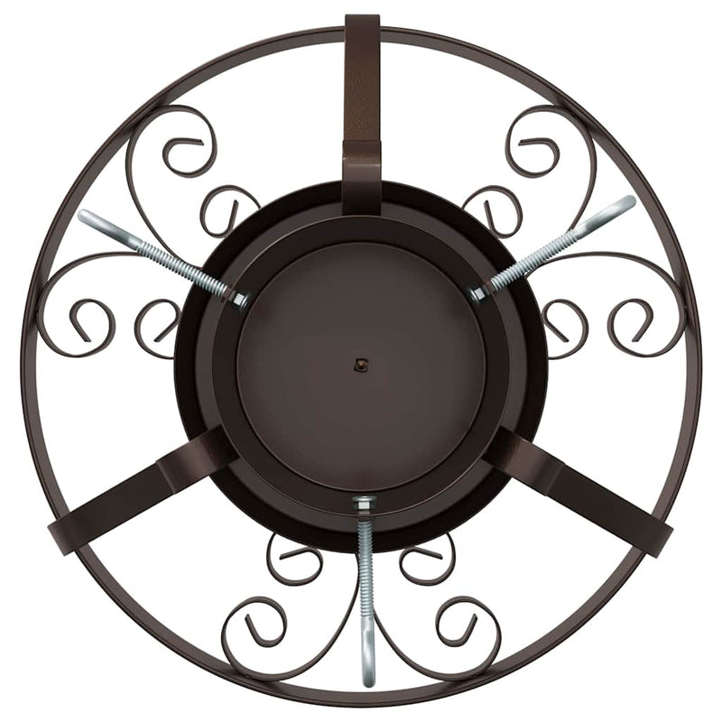 vidaXL Karácsonyfatalp Antik réz 40 x 40 x 20.5 cm Acél