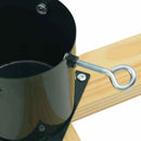 vidaXL Karácsonyfatalp 1.73 Zöld 50 x 50 x 16 cm Tömör fenyőfa