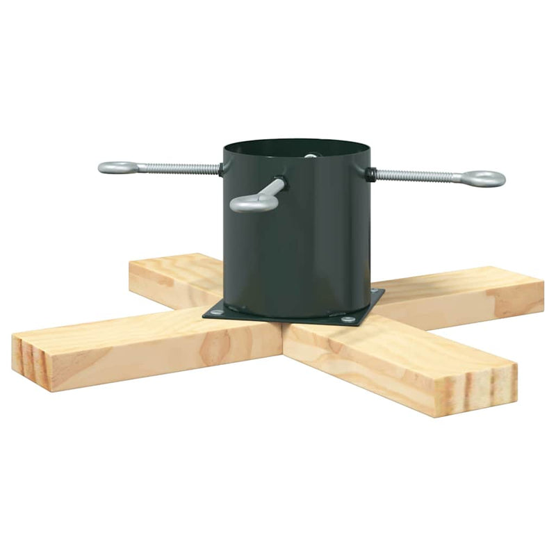 vidaXL Karácsonyfatalp 1.73 Zöld 50 x 50 x 16 cm Tömör fenyőfa