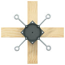 vidaXL Karácsonyfatalp 1.73 Zöld 50 x 50 x 16 cm Tömör fenyőfa