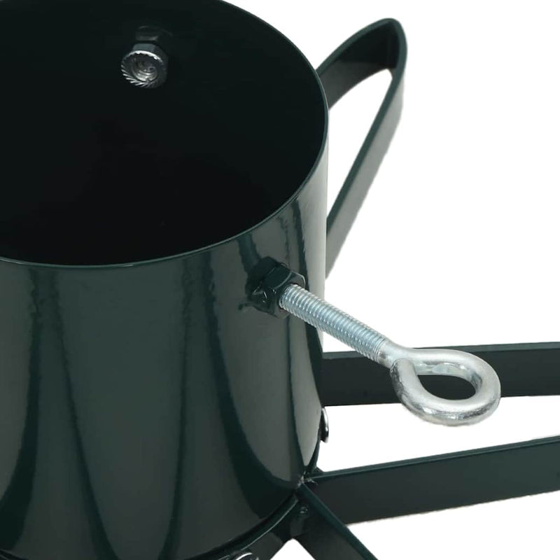 vidaXL Karácsonyfatalp 1.73 víztartállyal Zöld 49 x 49 x 15,5 cm Acél