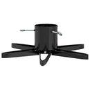 vidaXL Karácsonyfatalp 1.73 Fekete 49 x 49 x 15,5 cm Acél