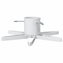 vidaXL Karácsonyfatalp 1.73 víztartállyal Fehér 49 x 49 x 15,5 cm Acél