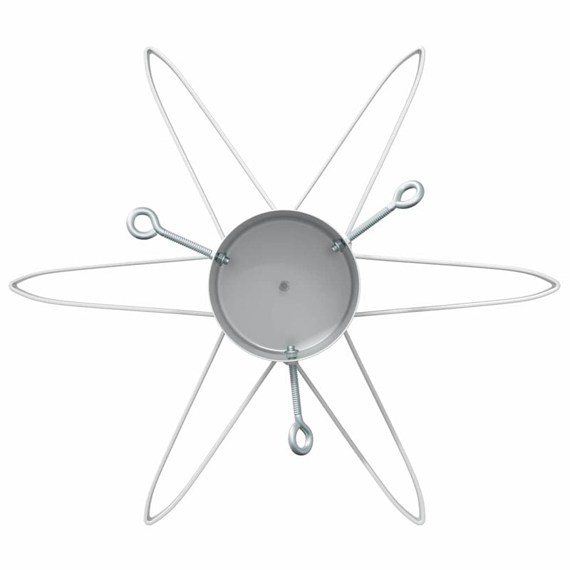 vidaXL Karácsonyfatalp 1.73 víztartállyal Fehér 49 x 49 x 15,5 cm Acél