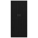 vidaXL Könyvespolc Fekete tölgy 82,5 x 30,5 x 185 cm Faanyag