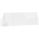 vidaXL Csirkeketrec 2 pcs Ezüst 600 x 100 x 210 cm Horganyzott acél