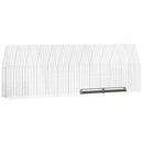 vidaXL Csirkeketrec 2 pcs Ezüst 600 x 100 x 210 cm Horganyzott acél