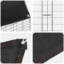 vidaXL Csirkeketrec 2 pcs Ezüst 600 x 100 x 210 cm Horganyzott acél