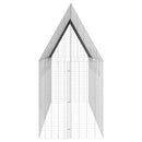 vidaXL Csirkeketrec 2 pcs Ezüst 600 x 100 x 210 cm Horganyzott acél