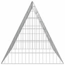 vidaXL Csirkeketrec Ezüst 215 x 55 x 55 cm Horganyzott acél