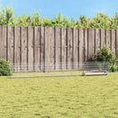 vidaXL Csirkeketrec Ezüst 430 x 55 x 55 cm Horganyzott acél