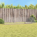 vidaXL Csirkeketrec Ezüst 430 x 100 x 85 cm Horganyzott acél