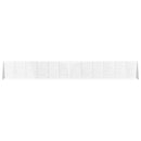 vidaXL Csirkeketrec Ezüst 650 x 100 x 85 cm Horganyzott acél