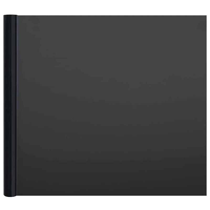 vidaXL Statikus Ablakfólia Fekete 45 x 1000 cm PVC