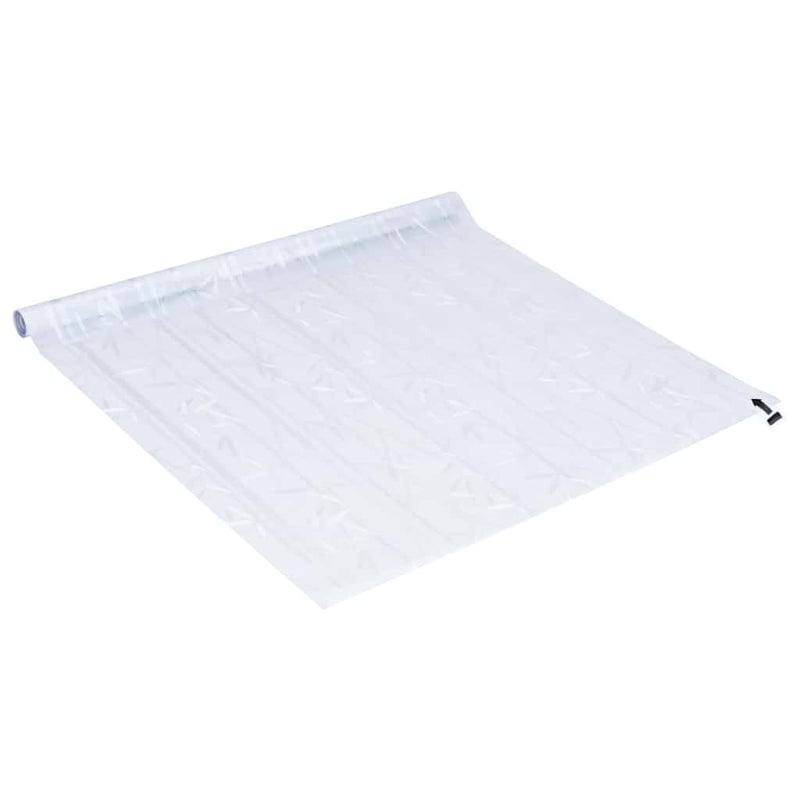 vidaXL Statikus Ablakfólia Bambusz Minta 90 x 500 cm PVC