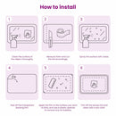 vidaXL Statikus Ablakfólia Csillag Minta 45 x 500 cm PVC