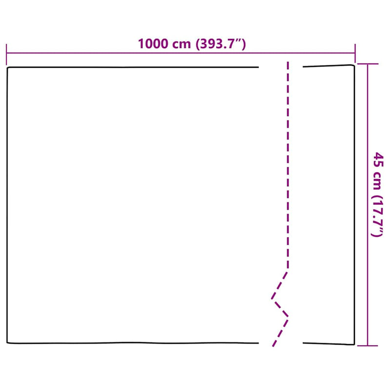 vidaXL Statikus Ablakfólia 3D szivárvány mintázat 45 x 1000 cm PVC