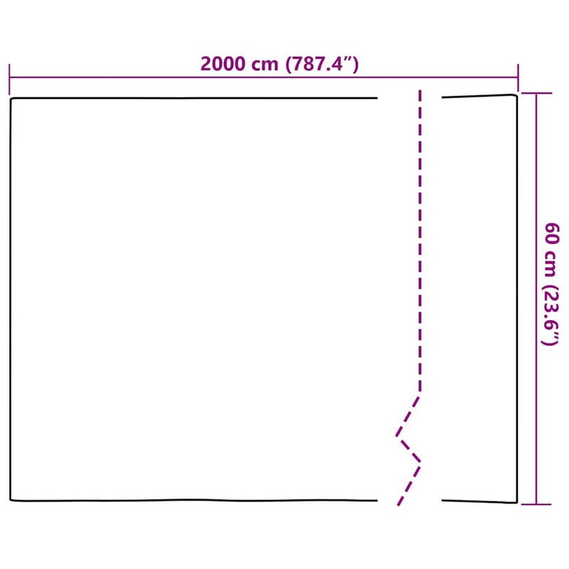 vidaXL Napelem film Ezüst 60 x 2000 cm PVC