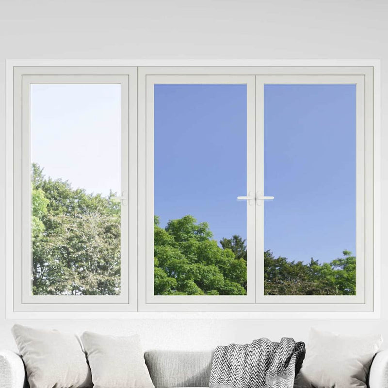 vidaXL Napelem film Ezüst 90 x 1000 cm PVC