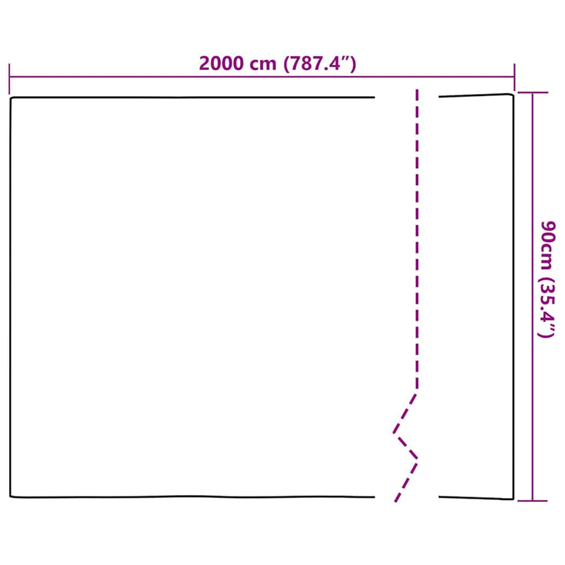 vidaXL Napelem film Ezüst 90 x 2000 cm PVC