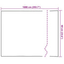 vidaXL Öntapadó Ablakfólia Matt szürke 60 x 1000 cm PVC