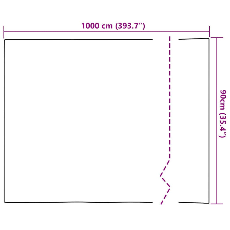vidaXL Öntapadó Ablakfólia Matt fehér 90 x 1000 cm PVC