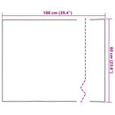 vidaXL Öntapadó Tükörfólia 60 x 100 cm 2 db Ezüst PET