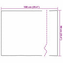 vidaXL Tükörfólia 2 pcs Ezüst PET