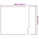 vidaXL Tükörfólia Ezüst 90 x 1000 cm PET