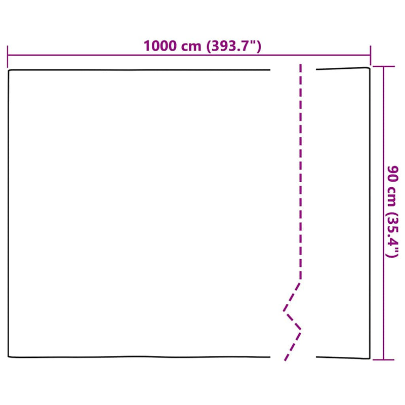 vidaXL Tükörfólia Ezüst 90 x 1000 cm PET