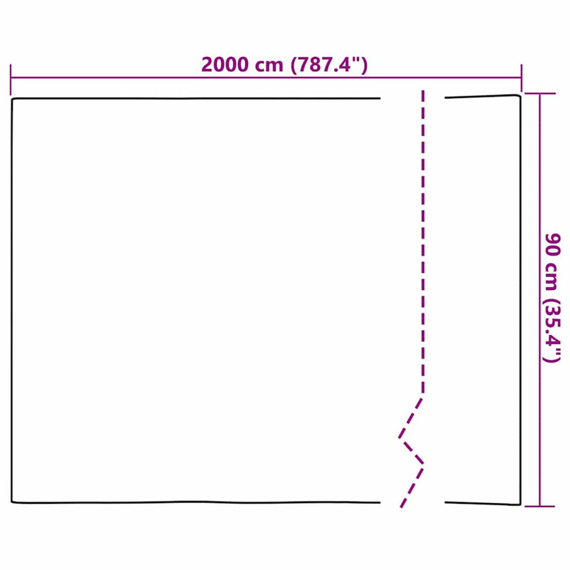 vidaXL Tükörfólia Ezüst 90 x 2000 cm PET