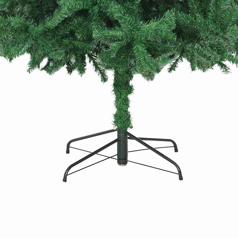 vidaXL Mű karácsonyfa 300 LED-del Zöld 300 cm PVC, Fém és Műanyag