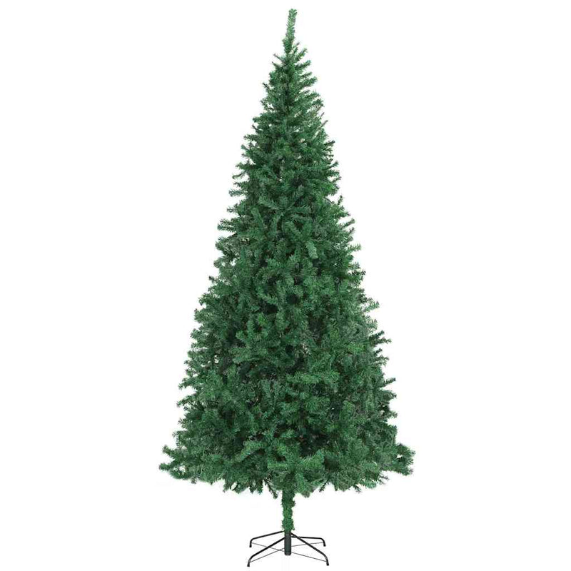 vidaXL Mű karácsonyfa 300 LED-del Zöld 300 cm PVC, Fém és Műanyag