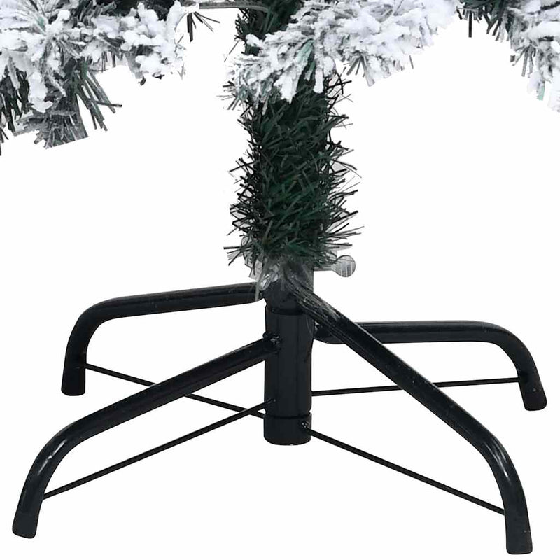 vidaXL Karácsonyfa dekoratív vonós lámpákkal Fehér 300 cm PVC