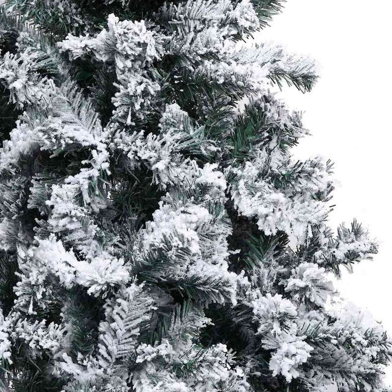 vidaXL Műfenyő Elővilágított Karácsonyfa 300 LED-del Zöld 400 cm PVC