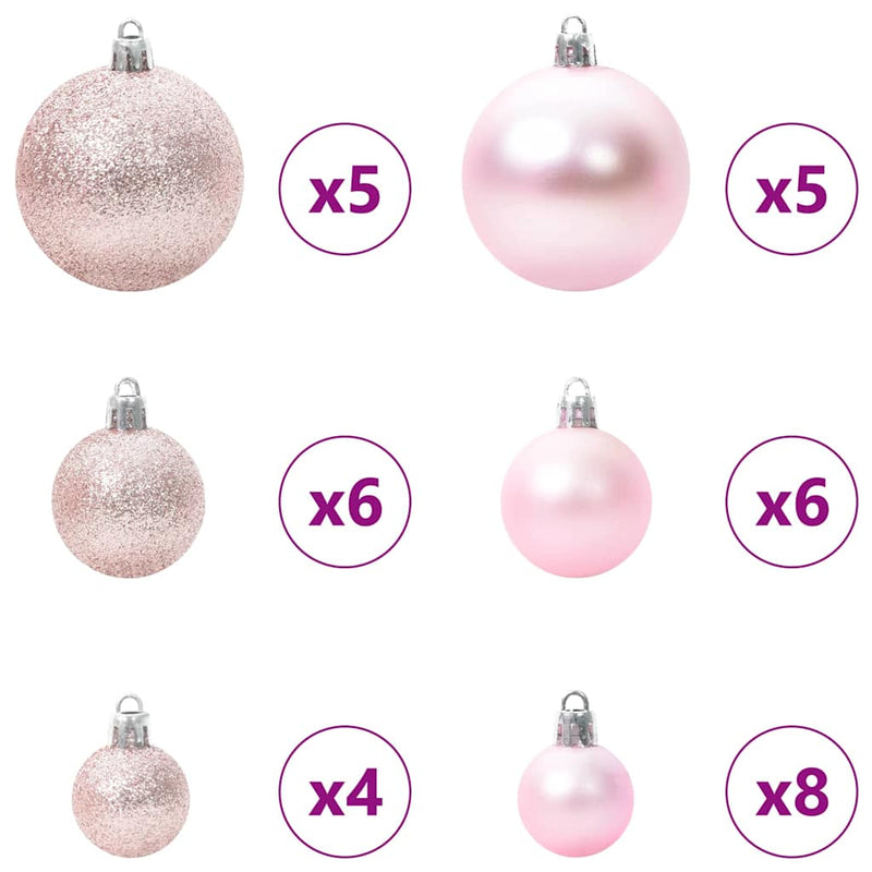 vidaXL Karcsú karácsonyfa 150 LED-del Zöld 150 cm PVC és tömör fenyőfa