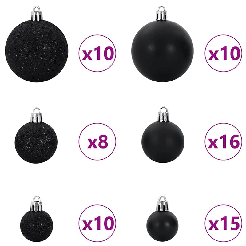 vidaXL Karcsú karácsonyfa 300 LED-del Zöld 180 cm PVC és tömör fenyőfa
