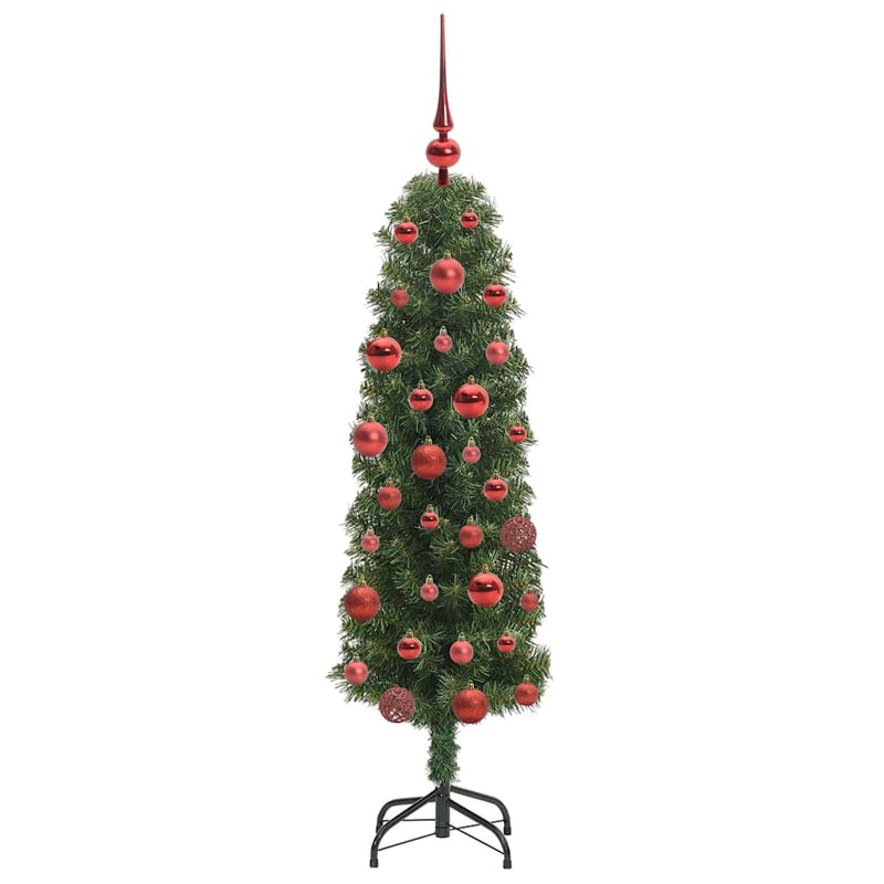 vidaXL Mű karácsonyfa 150 LED-del Zöld 150 cm PVC, acél és műanyag