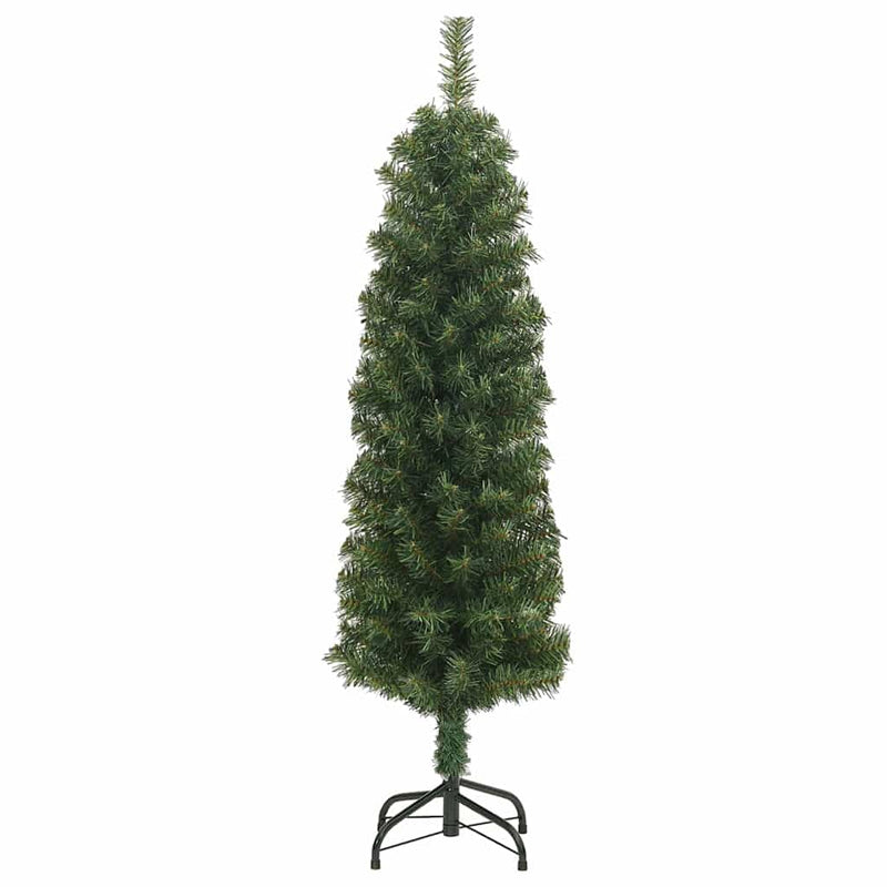 vidaXL Mű karácsonyfa 150 LED-del Zöld 150 cm PVC, acél és műanyag