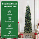 vidaXL Mű karácsonyfa 300 LED-del Zöld 180 cm PVC, acél és műanyag