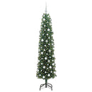 vidaXL Mű karácsonyfa 300 LED-del Zöld 180 cm PVC, acél és műanyag
