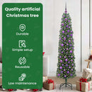 vidaXL Mű karácsonyfa 300 LED-del Zöld 180 cm PVC, acél és műanyag