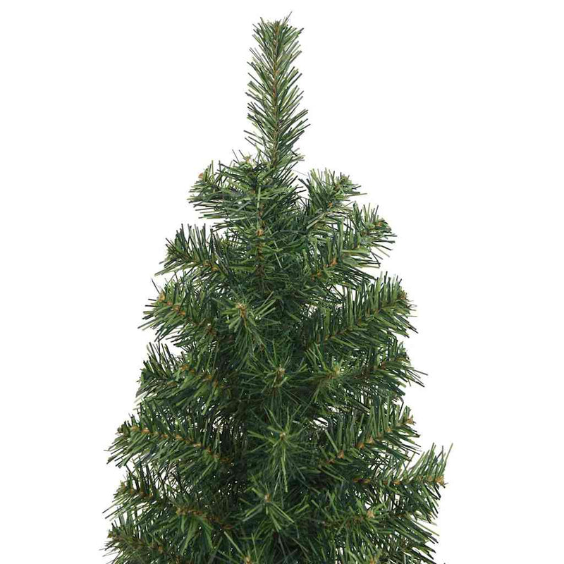 vidaXL Mű karácsonyfa 300 LED-del Zöld 180 cm PVC, acél és műanyag