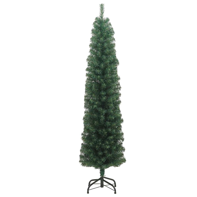 vidaXL Mű karácsonyfa 300 LED-del Zöld 180 cm PVC, acél és műanyag