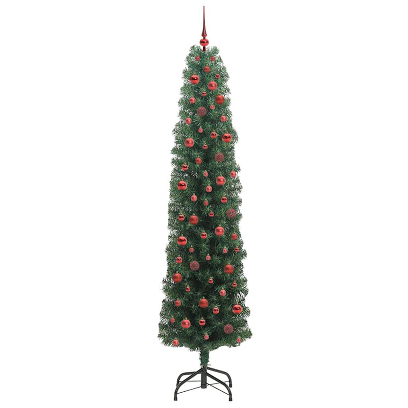 vidaXL Mű karácsonyfa 300 LED-del Zöld 240 cm PVC, acél és műanyag