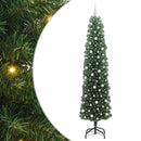 vidaXL Mű karácsonyfa 300 LED-del Zöld 240 cm PVC, acél és műanyag