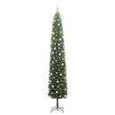 vidaXL Mű karácsonyfa 300 LED-del Zöld 270 cm PVC, acél és műanyag