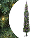 vidaXL Mű karácsonyfa 300 LED-del Zöld 270 cm PVC, acél és műanyag